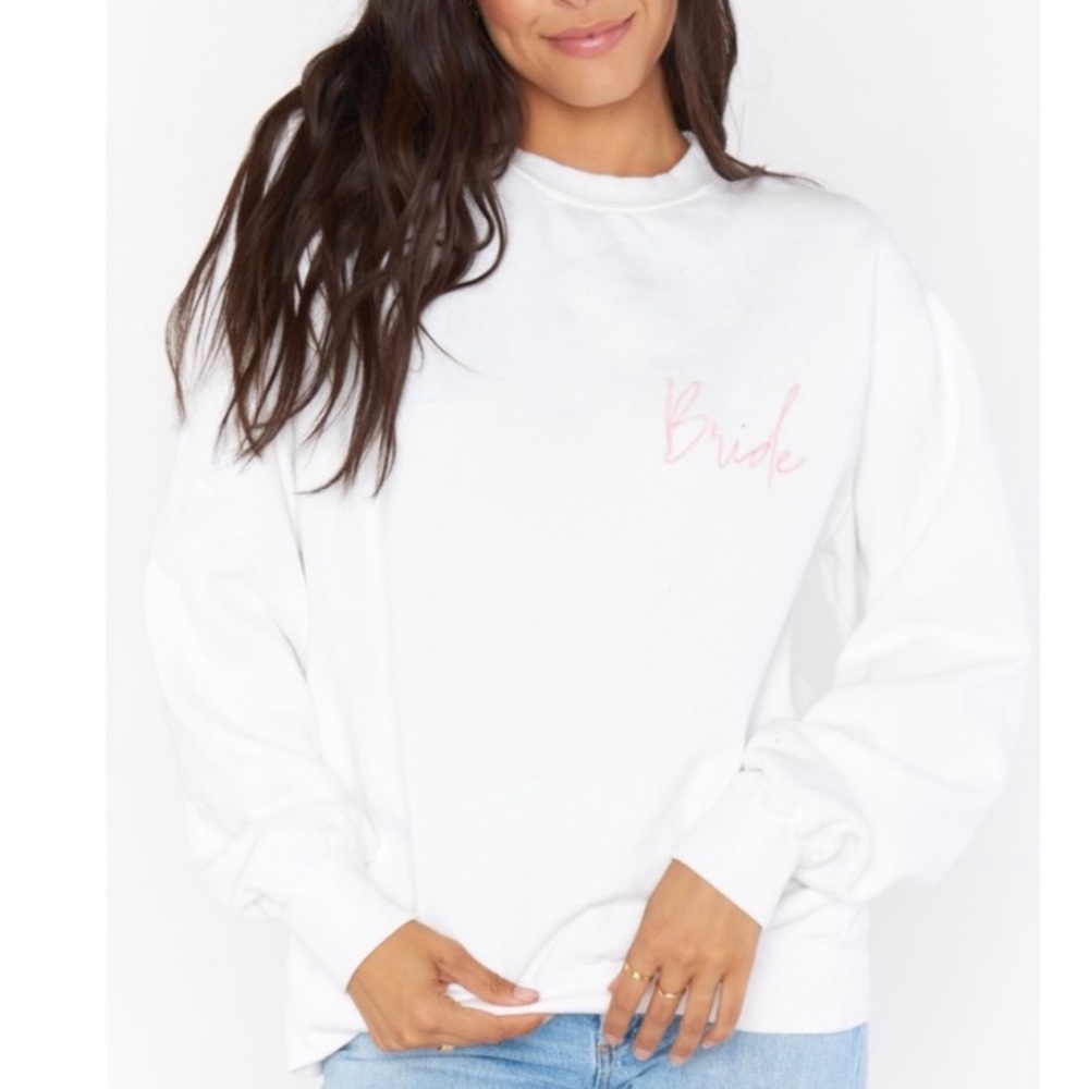 Show Me Your Mumu “Bride” Crewneck Sweatshirt